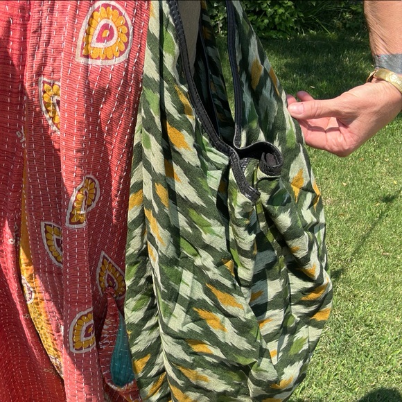 Stylish Green Patterned Women's Bag - Picture 2 of 4